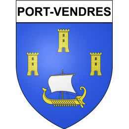 Stickers coat of arms Port-Vendres adhesive sticker