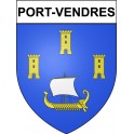 Port-Vendres Sticker wappen, gelsenkirchen, augsburg, klebender aufkleber