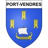 Stickers coat of arms Port-Vendres adhesive sticker