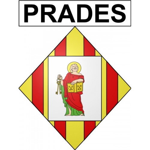 Adesivi stemma Prades adesivo