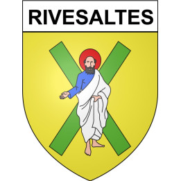 Rivesaltes 66 ville Stickers blason autocollant adhésif