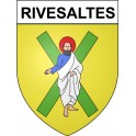 Stickers coat of arms Rivesaltes adhesive sticker