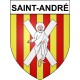 Saint-André 66 ville Stickers blason autocollant adhésif
