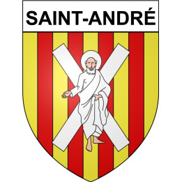 Stickers coat of arms Saint-André adhesive sticker