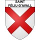 Adesivi stemma Saint-Féliu-d'Avall adesivo