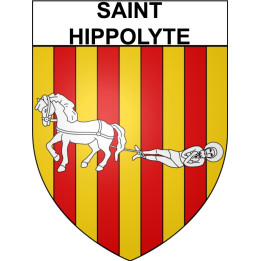Stickers coat of arms Saint-Hippolyte adhesive sticker