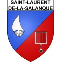 Saint-Laurent-de-la-Salanque 66 ville Stickers blason autocollant adhésif