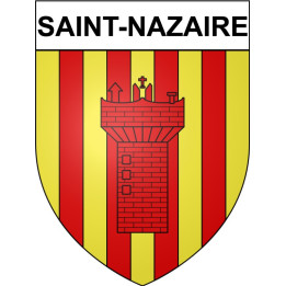 Stickers coat of arms Saint-Nazaire adhesive sticker