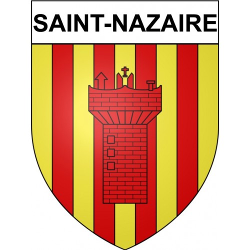 Stickers coat of arms Saint-Nazaire adhesive sticker
