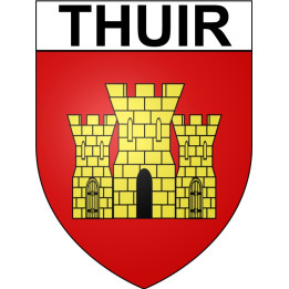 Thuir Sticker wappen, gelsenkirchen, augsburg, klebender aufkleber