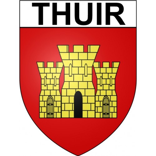 Stickers coat of arms Thuir adhesive sticker