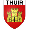 Thuir Sticker wappen, gelsenkirchen, augsburg, klebender aufkleber