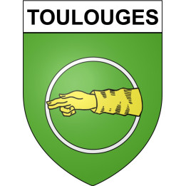 Stickers coat of arms Toulouges adhesive sticker