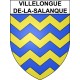 Stickers coat of arms Villelongue-de-la-Salanque adhesive sticker