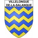 Villelongue-de-la-Salanque 66 ville Stickers blason autocollant adhésif