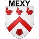 Mexy Sticker wappen, gelsenkirchen, augsburg, klebender aufkleber