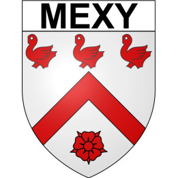 Mexy 54 ville Stickers blason autocollant adhésif