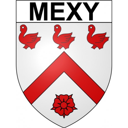 Mexy 54 ville Stickers blason autocollant adhésif