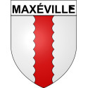 Pegatinas escudo de armas de Maxéville adhesivo de la etiqueta engomada