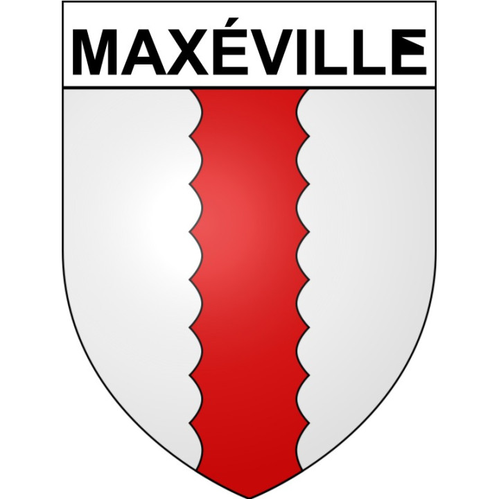 Maxéville 54 ville Stickers blason autocollant adhésif