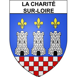 Stickers coat of arms La Charité-sur-Loire adhesive sticker