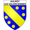 Aulnoy-lez-Valenciennes Sticker wappen, gelsenkirchen, augsburg, klebender aufkleber