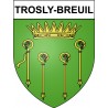 Trosly-Breuil 60 ville Stickers blason autocollant adhésif