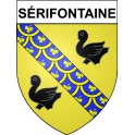 Sérifontaine 60 ville Stickers blason autocollant adhésif