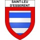 Saint-Leu-d'Esserent 60 ville Stickers blason autocollant adhésif