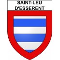 Saint-Leu-d'Esserent 60 ville Stickers blason autocollant adhésif