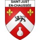 Saint-Just-en-Chaussée 60 ville Stickers blason autocollant adhésif