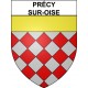 Précy-sur-Oise 60 ville Stickers blason autocollant adhésif