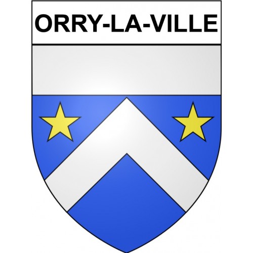 Orry-la-Ville 60 ville Stickers blason autocollant adhésif