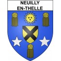 Neuilly-en-Thelle 60 ville Stickers blason autocollant adhésif
