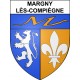 Margny-lès-Compiègne 60 ville Stickers blason autocollant adhésif
