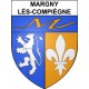 Margny-lès-Compiègne 60 ville Stickers blason autocollant adhésif