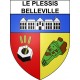 Le Plessis-Belleville 60 ville Stickers blason autocollant adhésif