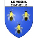 Le Mesnil-en-Thelle 60 ville Stickers blason autocollant adhésif