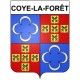 Stickers coat of arms Coye-la-Forêt adhesive sticker