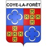 Adesivi stemma Coye-la-Forêt adesivo