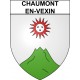 Chaumont-en-Vexin 60 ville Stickers blason autocollant adhésif