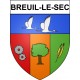 Stickers coat of arms Breuil-le-Sec adhesive sticker