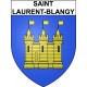 Saint-Laurent-Blangy 62 ville Stickers blason autocollant adhésif