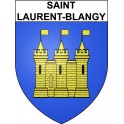 Saint-Laurent-Blangy 62 ville Stickers blason autocollant adhésif