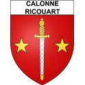 Calonne-Ricouart 62 ville Stickers blason autocollant adhésif
