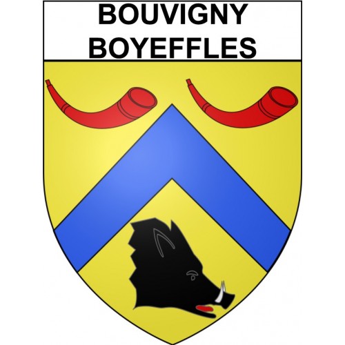 Bouvigny-Boyeffles Sticker wappen, gelsenkirchen, augsburg, klebender aufkleber