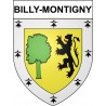 Adesivi stemma Billy-Montigny adesivo