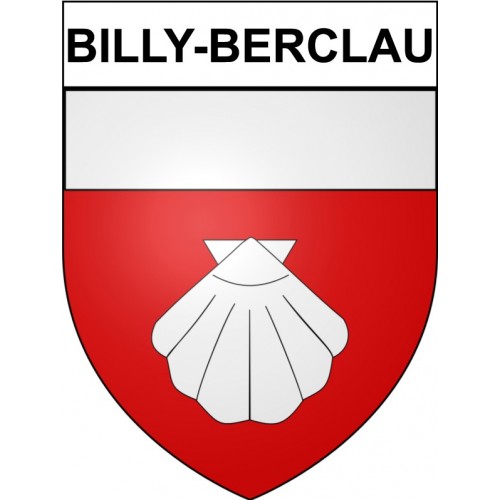Billy-Berclau 62 ville Stickers blason autocollant adhésif