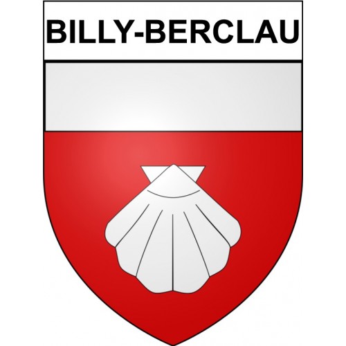Stickers coat of arms Billy-Berclau adhesive sticker