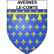 Avesnes-le-Comte 62 ville Stickers blason autocollant adhésif